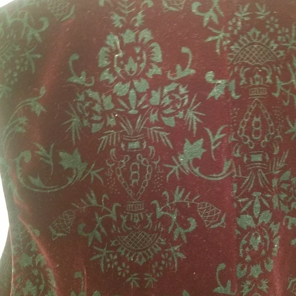 Spirit Halloween velvet faux leather vest - Picture 6 of 9